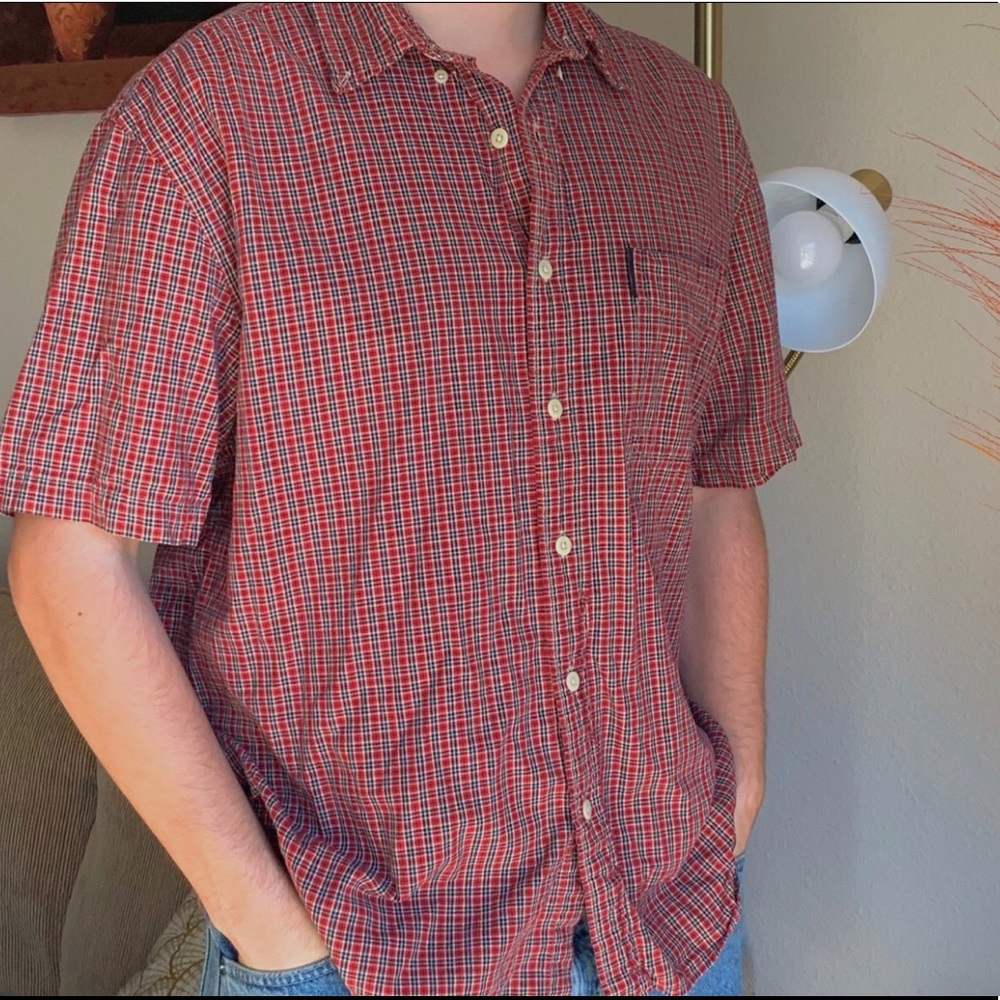 2 VINTAGE ABERCROMBIE & FITCH BUTTON UP